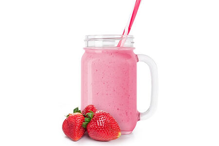 Милкшейк клубничный