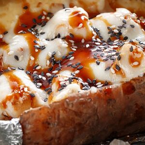 Картофель гриль чиз и курица терияки