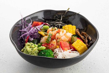 Поке с Тигровыми креветками