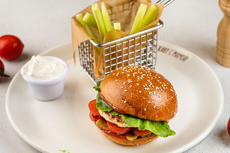 Бургер детский с котлетой индейка