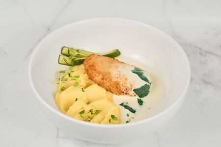 Котлеты из щуки с картофельным кремом