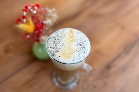 Капучино Бельгийское печенье на банановом молоке