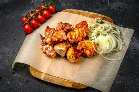 Шашлык из куриной грудки на компанию