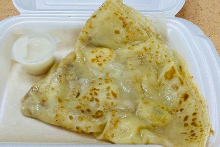 Блин со сгущенным молоком и бананом