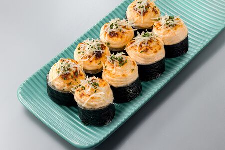 Запечённый с масляной рыбой