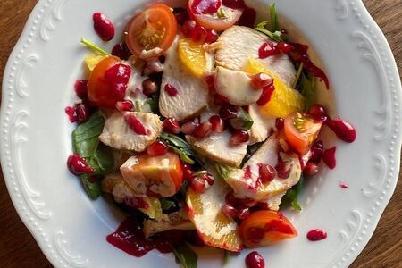 Салат с индейкой