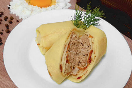 Блинчик с мясом