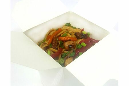 Яичная с морепродуктами и овощами