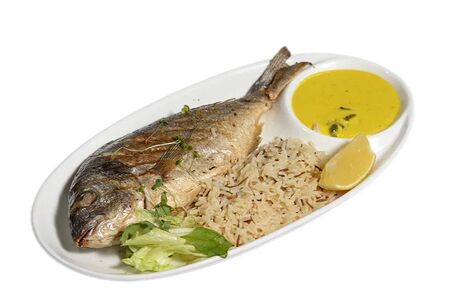 Дорадо с рисом