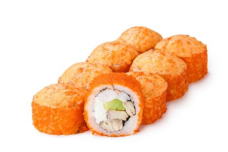 Запеченный угорь с шейками рака