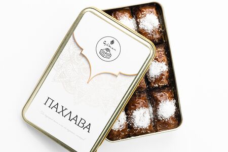 Пахлава шоколадная с грецким орехом