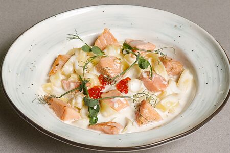 Паста с лососем