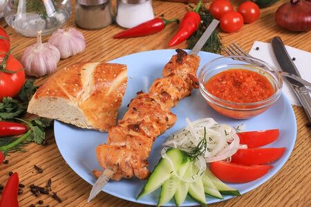 Шашлык из курицы