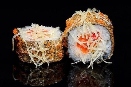 Горячий Цезарь с лососем