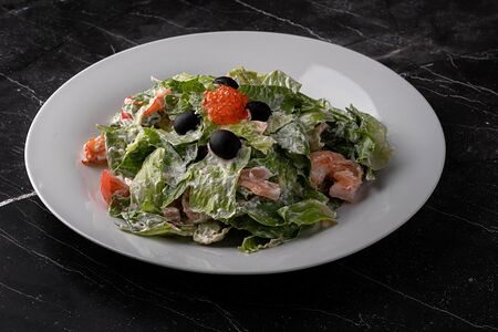 Из креветок и семги