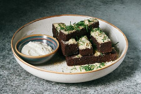 Гренки из ржаного хлеба