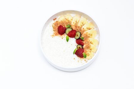 Каша рисовая с овсяным печеньем