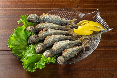 Луфарь жареный