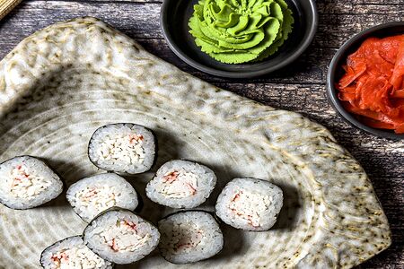 Мак с крабом