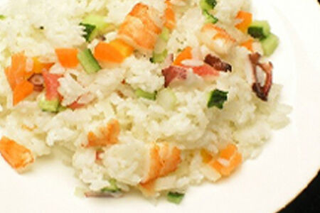 105 Рис жареный с морепродуктами