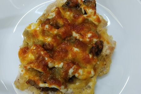 Куриное филе с грибами