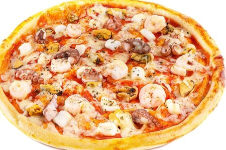 Пицца с морепродуктами