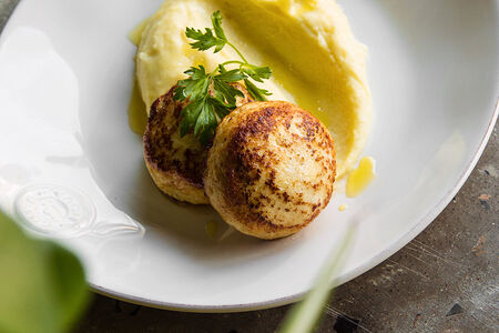 Котлеты из индейки с картофельным пюре