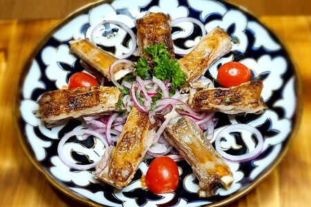 Бараньи рёбрышки в казане