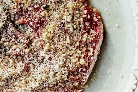 Ростбиф из мраморной говядины с пармезаном