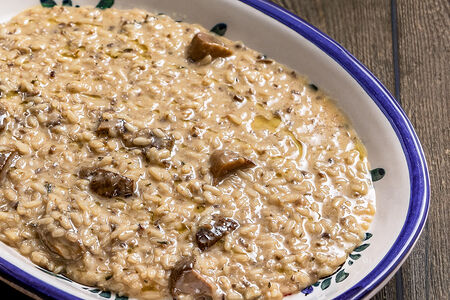 Ризотто с белыми грибами