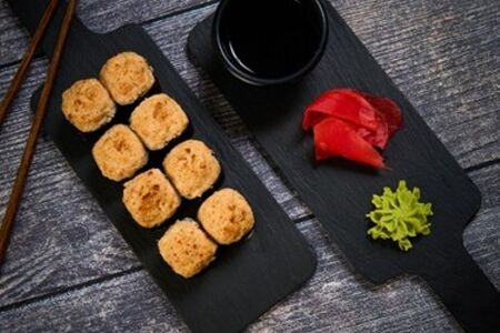 Запеченный с курицей