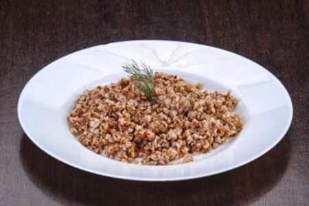 Гречка со сливочным соусом