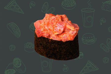 Гункан тунец спайси