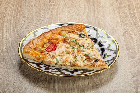 Пицца кусок