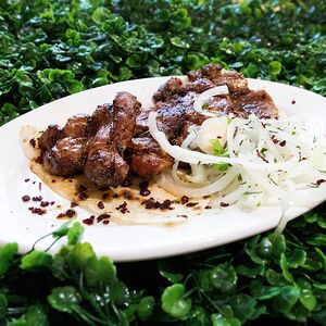 Шашлык из cвинoй шейки