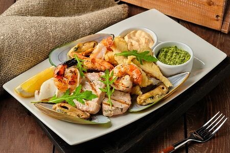 Рыбное ассорти гриль