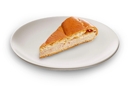 Пирог с ветчиной и сыром