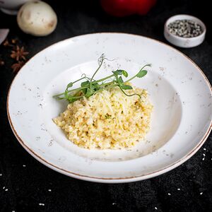 Булгур сливочный с пармезаном