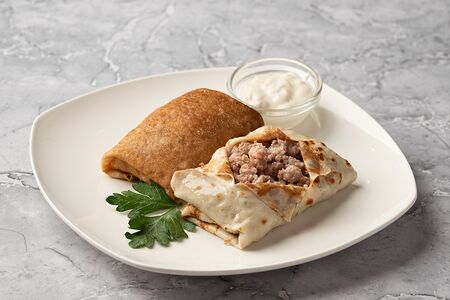 Блины с мясом