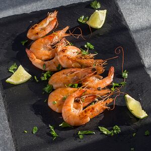 Креветки отварные