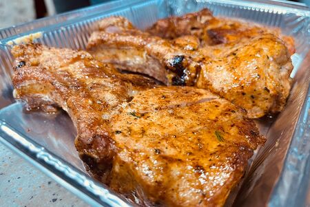 Шашлык из карбонада свинины