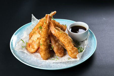 Темпура из Тигровых креветок