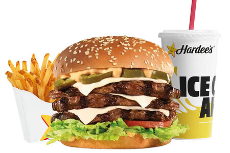 Трипл Халапеньо Бургер Комбо