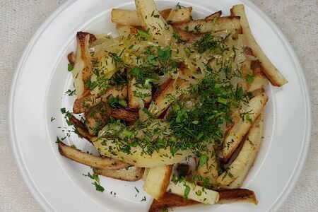 Картофель жаренный по-домашнему