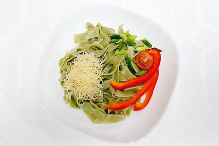 Феттуччине с укропом и сыром