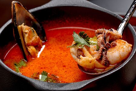 Том Ям с морепродуктами