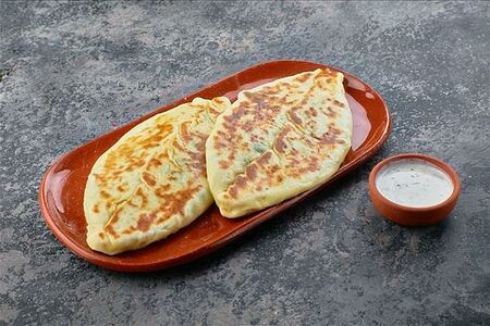 Кутабы с сыром и зеленью