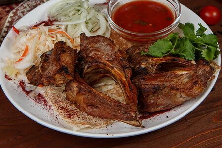 Шашлык из баранины на кости