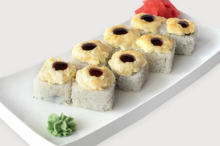 Запеченный ролл Нежный с курицей