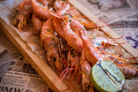 Лангустинос гриль